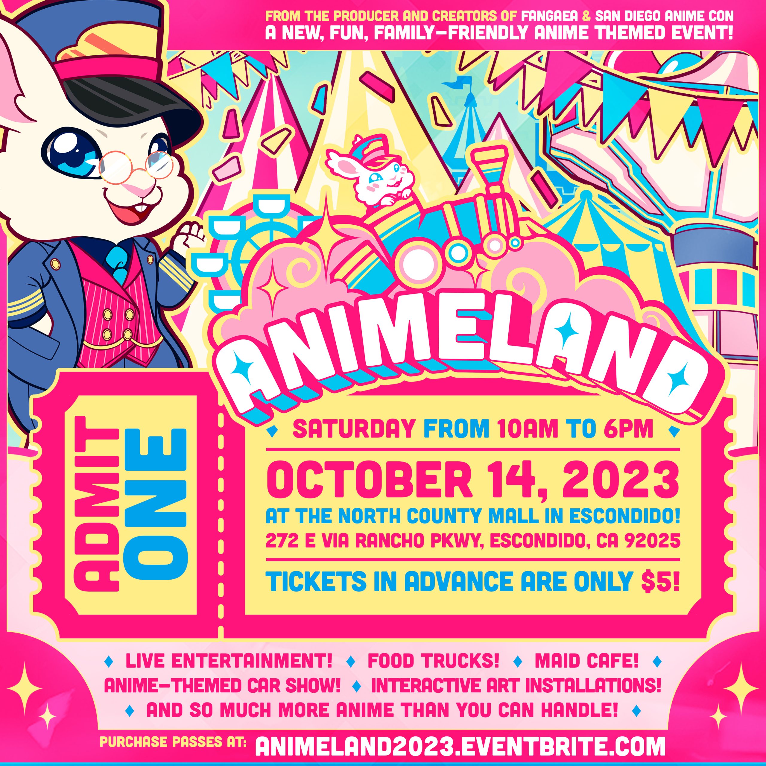 🎡Animeland is tomorrow in San Diego! It is going to be a BLAST